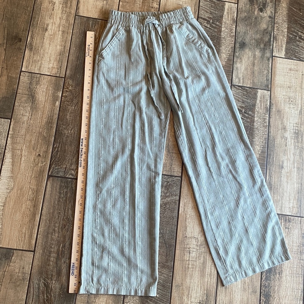 Sienna Sky light blue Striped Joggers - Picture 11 of 11